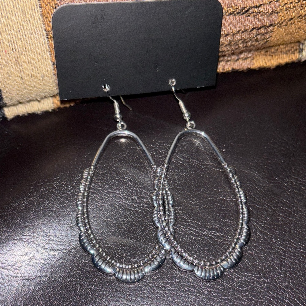 Elegant Silver Hoop Earrings